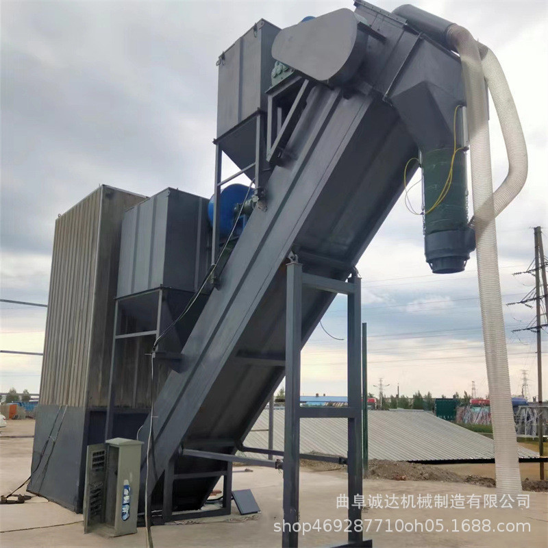 火车站集装箱矿粉中转卸车机 固定式集装箱卸灰设备 水泥粉卸灰机