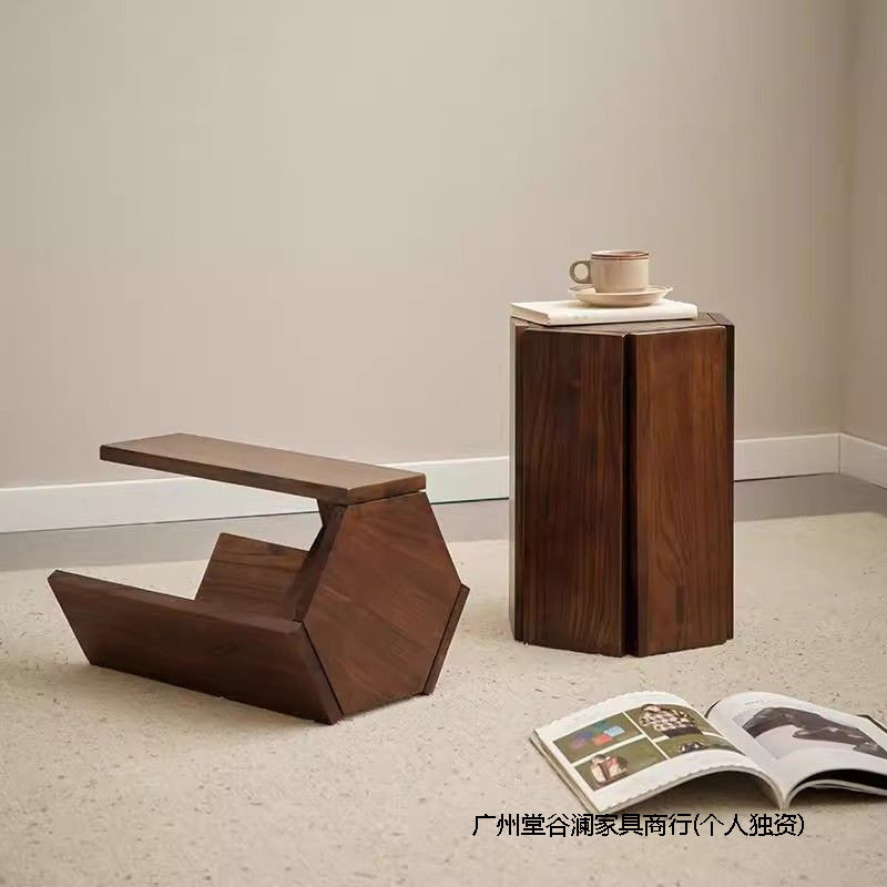 实木堆叠家用秩序小板凳化妆中式方可叠放餐桌凳子边几茶几床头柜