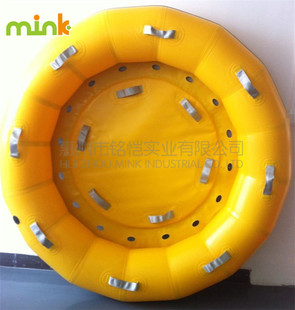 水上乐园大喇叭滑道用滑水圈 PVC充气皮筏