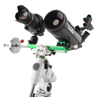 星缘一转二赤道仪鸠尾板转接单反导星镜250长板天文望远镜配件