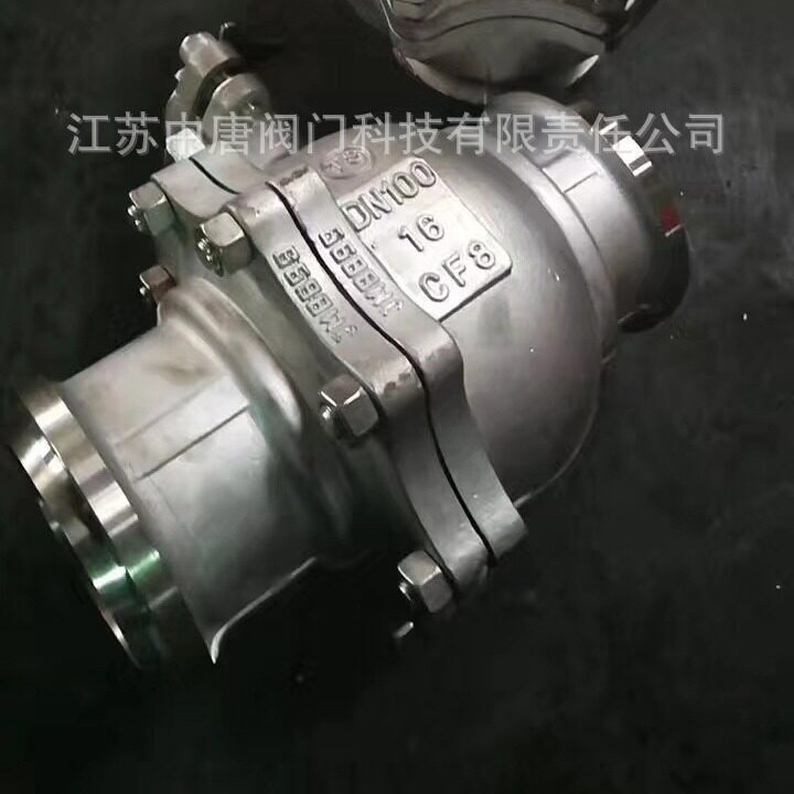 Q61F-16P不锈钢分体式焊接球阀O型浮动球阀手动切断球阀CF8