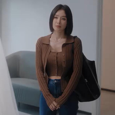 亦舞之城同款谭思婷秦岚针织开衫