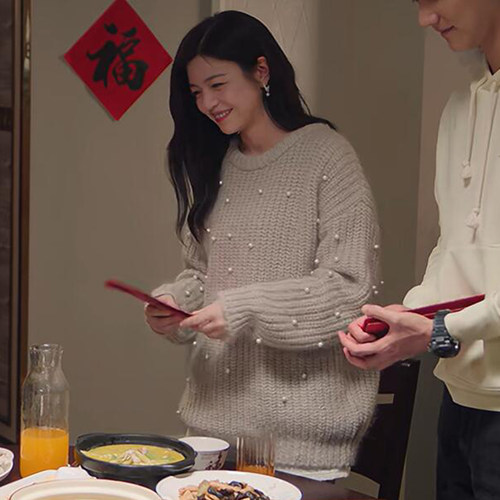 狙击蝴蝶同款陈妍希毛衣针织衫女