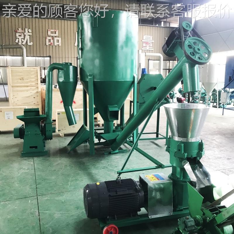 饲平模养殖饲颗机农场麸皮粮食造粒粒料机鸟料YWO颗粒机