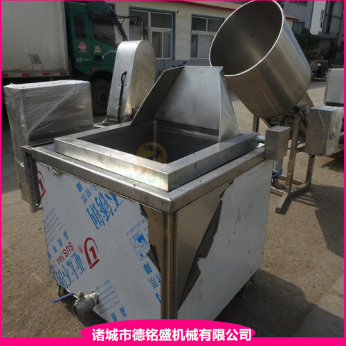 去水风干核桃仁油炸流水线 琥珀核桃仁油炸机 裹糖红薯片油炸机