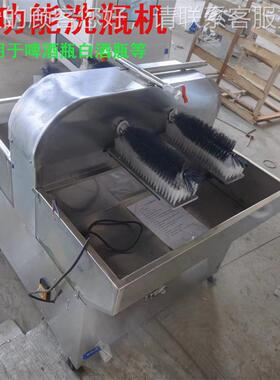 新品自动圆瓶刷瓶机毛刷机半冲洗瓶机瓶各类玻鲜奶瓶子洗刷机UYP