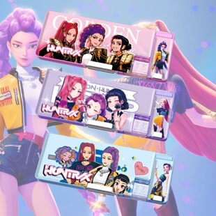 K-POP猎魔女团多功能文具盒高颜值ins风儿童小学生专用铅笔盒2025