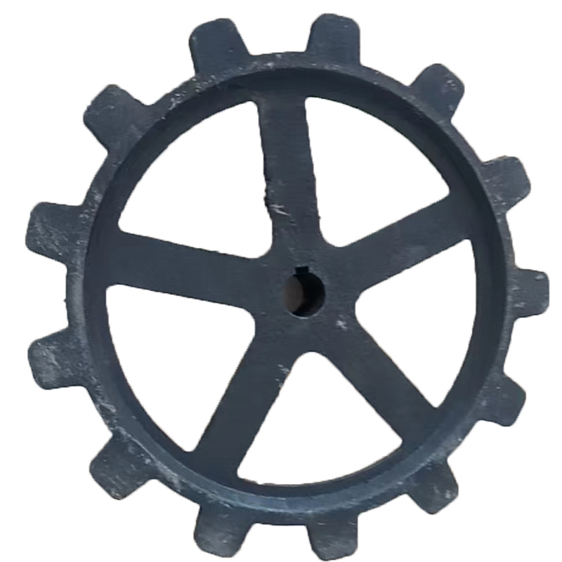 红征农机配件田园微耕机除草机链轨机专用13齿传动铁质牙盘皮带轮