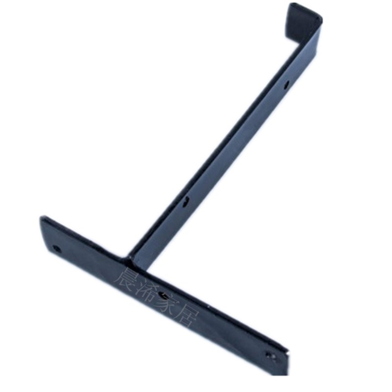 墙壁书架隔板架收纳三角架铁艺一字承重丁字支架层板固定支撑托架