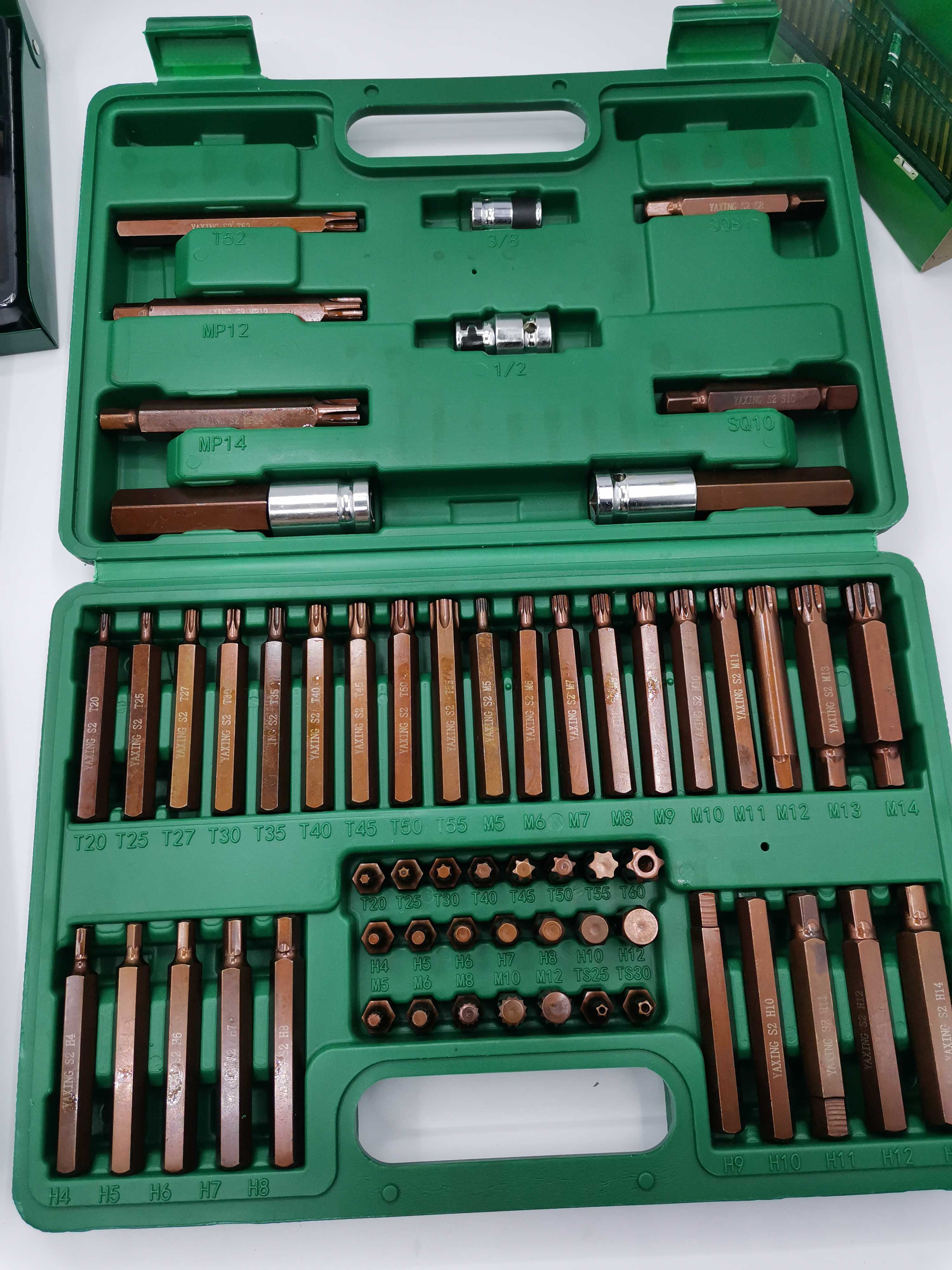 60件星批套装H414T2052M514MP12旋具头内六角花型12角梅花
