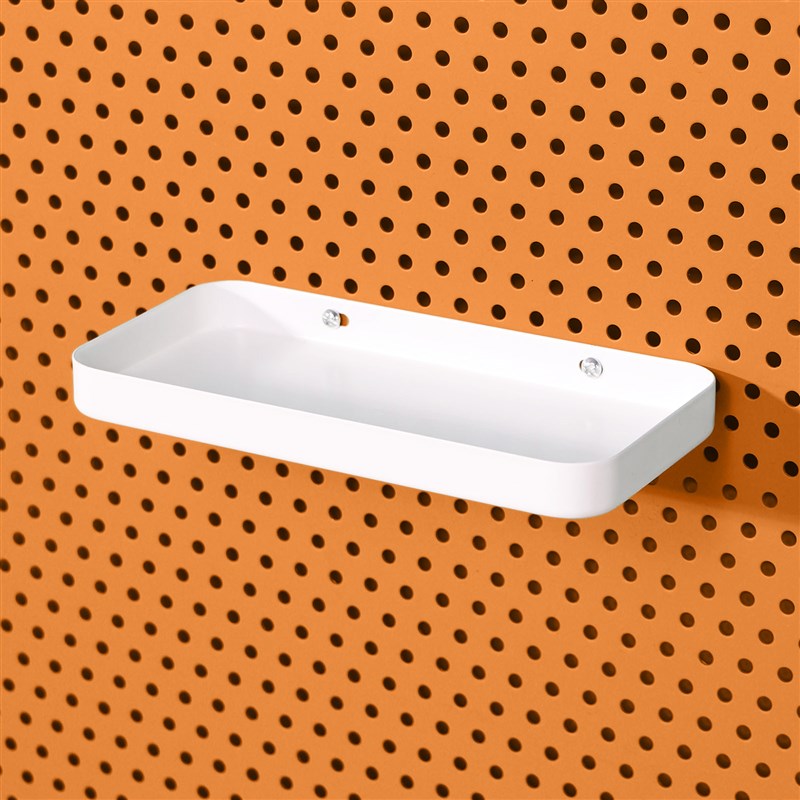 浅口收纳盒 未默集舍洞洞板置物架配件挂墙搁板桌面文具收纳神器