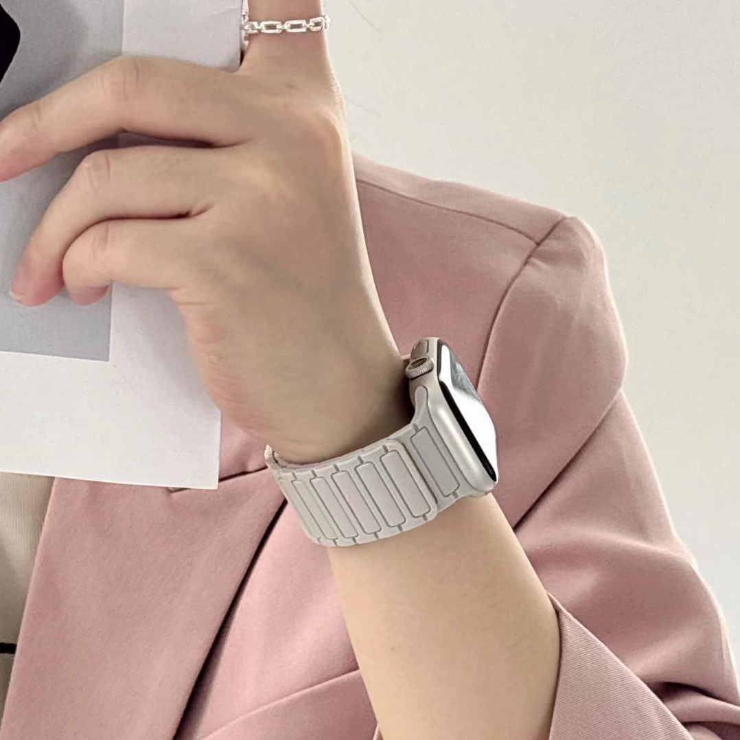 iwatch夏季运动硅胶磁吸表带