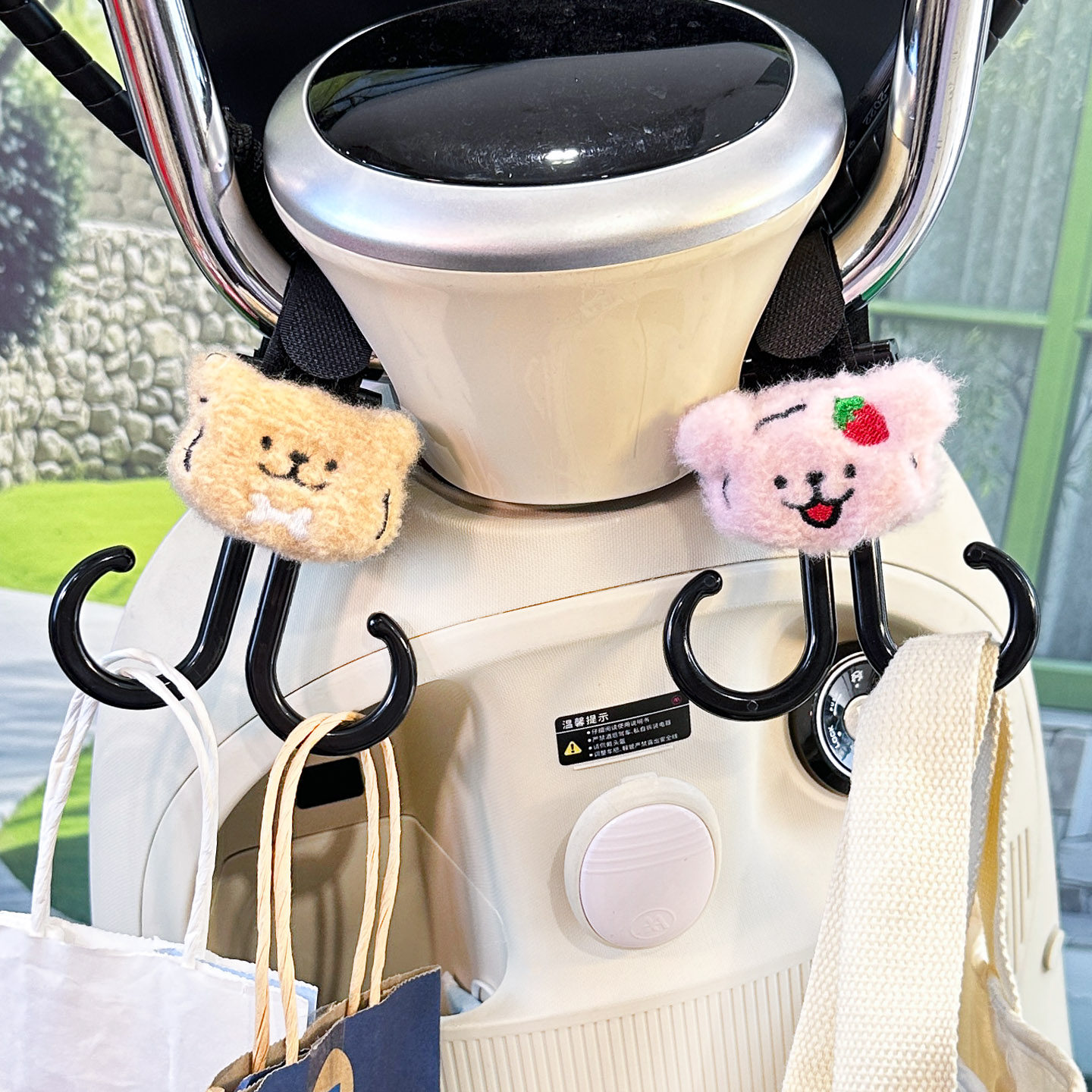 卡通电动车婴儿车挂钩