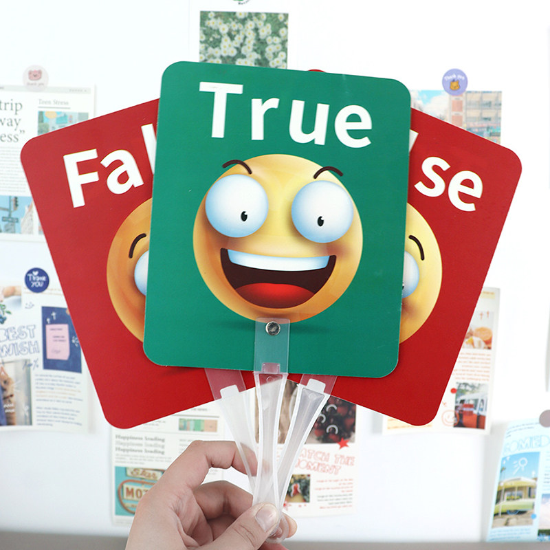 哭笑手举牌赞成反对评委打分牌