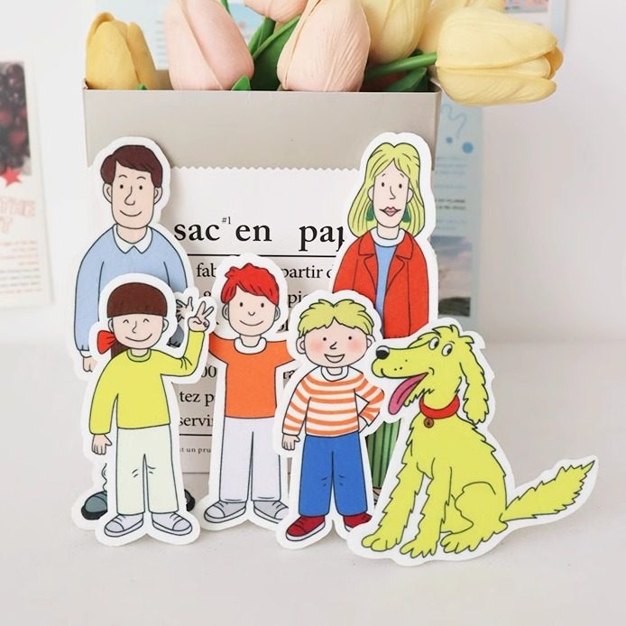 牛津树毛毡英文绘本儿童围裙剧表演道具趣味课堂游戏益智早教教具