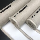 纯雨露亚麻成品油画布框细中粗纹多种宽幅170至230厘米丙烯 包邮