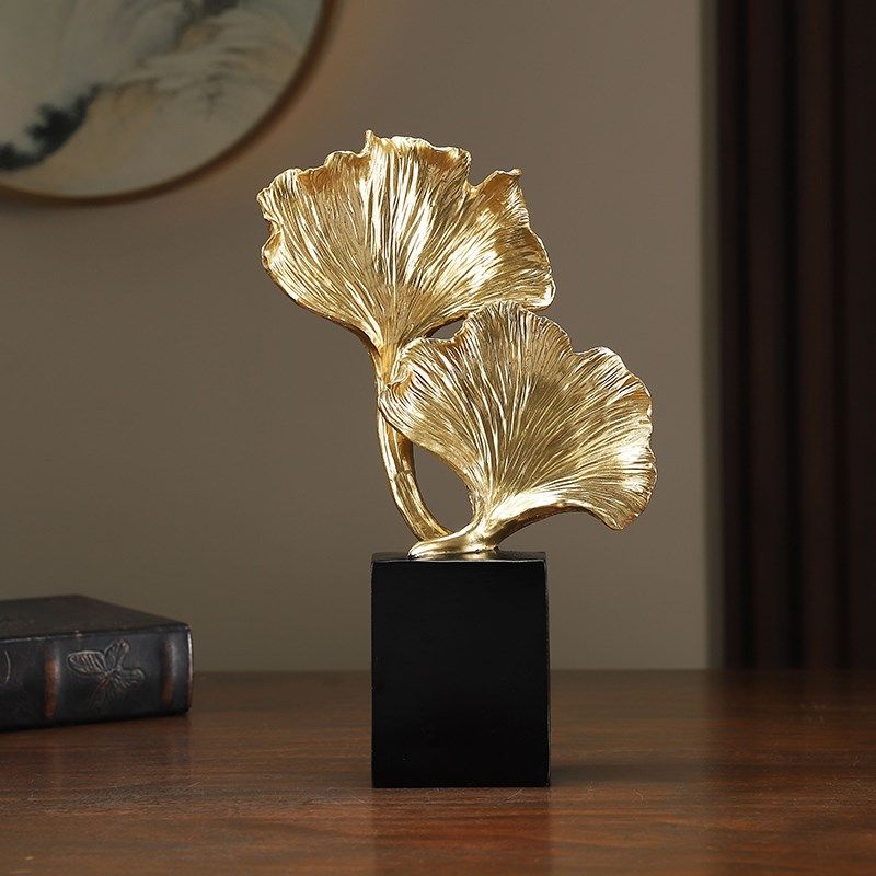 新中式摆件银杏树叶摆设软装饰品家居客厅玄关酒柜现代轻奢高档,家居饰品,装饰摆件,淘宝优惠券,粉丝福利购,淘宝优惠卷
