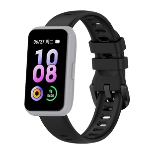 适用keep手环b4表带官方同款液态硅胶KeepB5手环B4Lite表带b5lite腕带男女智能运动四代健身替换带手表链配件