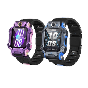 适用小天才儿童手表Z7S表带升级磁吸闪扣电话手表Z7S腕带雪青蓝风信紫男女学生加长链W2225AC表带非原装配件