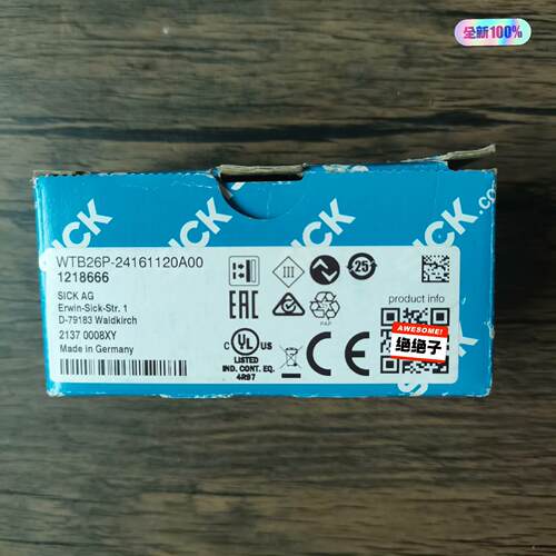 全新原装正品 SICK西克 WTB26P-24161120A