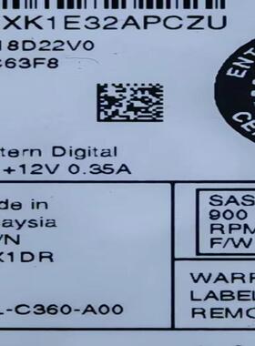 DELL 900GB  SAS 6GBI  2.5寸 10K