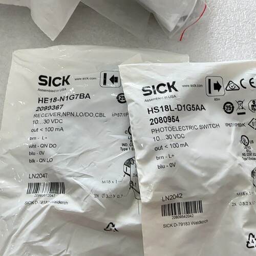 西克全新原装SICK正品2099367-2080954各一个