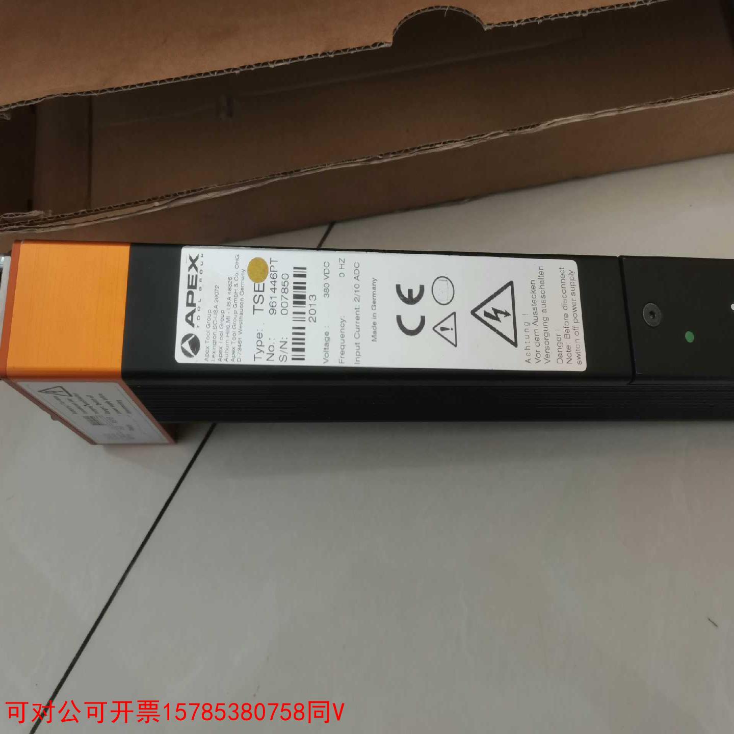 议价（拍前议价）库柏 APEX Cleco  961446PT拧紧轴伺服