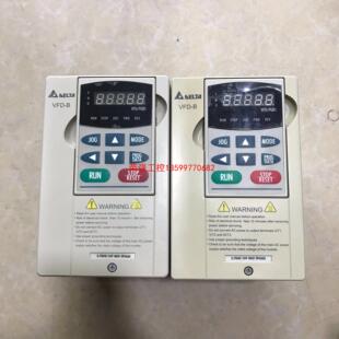 【荣强工控】VFD007B43A拆机台达变频器0.75KW成色如图,质量