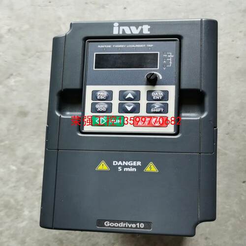 【荣强工控】拆机英威腾变频器GD10-2R2G-S2-B，2.2KW22