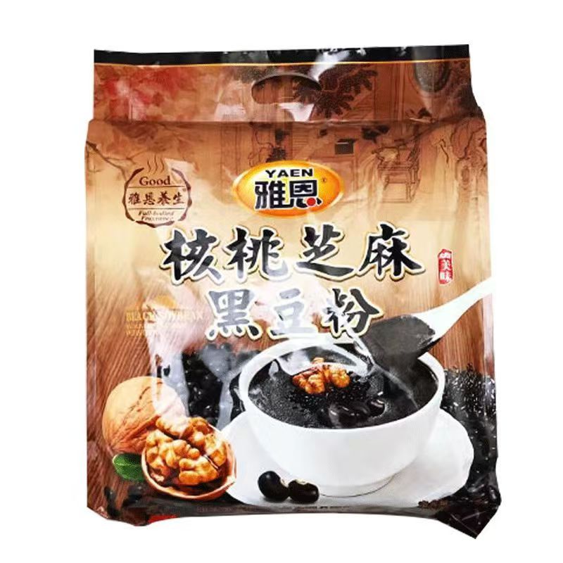 雅恩核桃芝麻黑豆粉720克  水果/坚果混合麦片