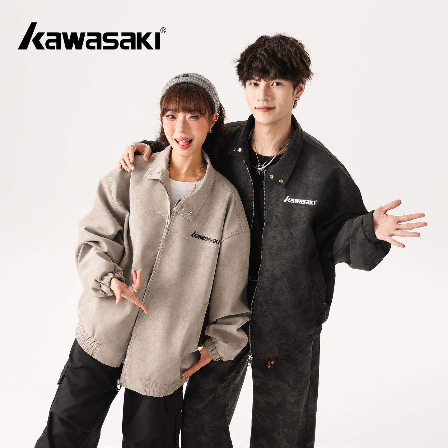 Kawasaki川崎美式复古工装夹克