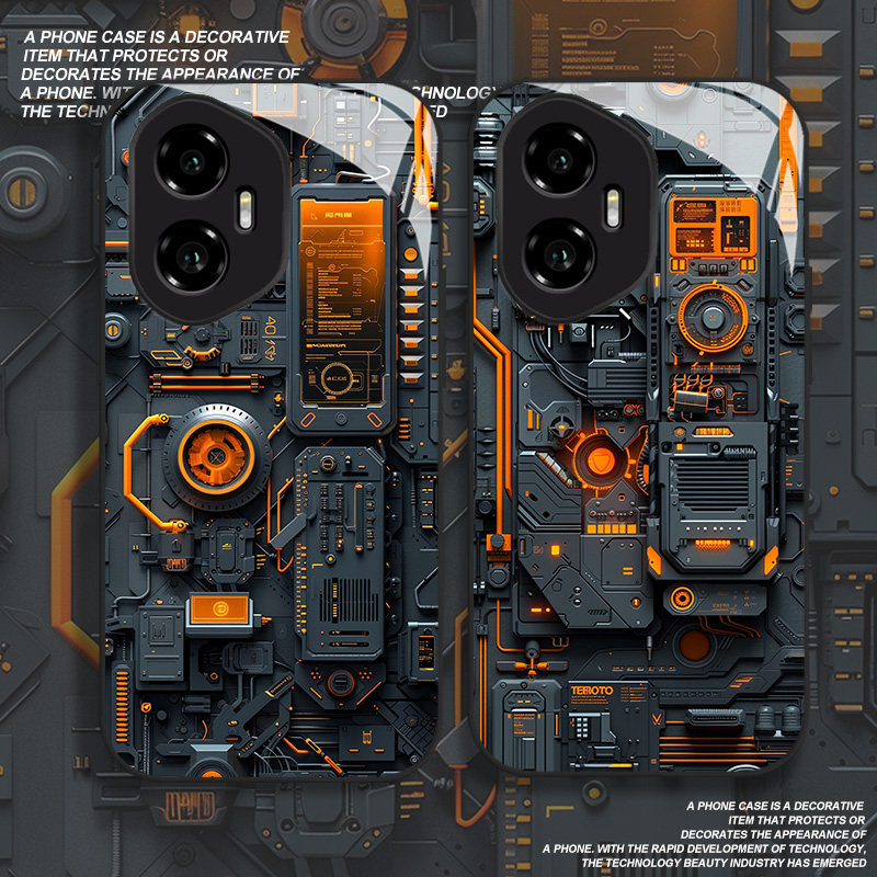 机械装置适用华为荣耀300手机壳200pro电路板100积木90玻璃80新款70高级感60潮牌50个性40男30s/magic7/6/5/4,3C数码配件,手机保护套/壳,淘宝优惠券,粉丝福利购,淘宝优惠卷