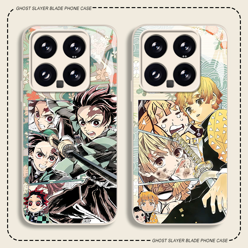 国风鬼灭之刃手机壳适用小米系列