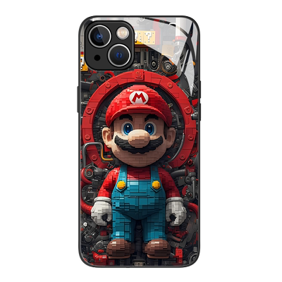 积木马里奥手机壳适用小米系列