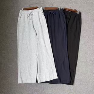 经典 飞姐外贸小铺 女款 3色直筒长裤 百搭 罗马布针织休闲裤