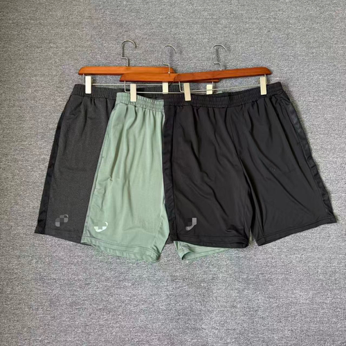 男士速干网布拼沙滩运动短裤