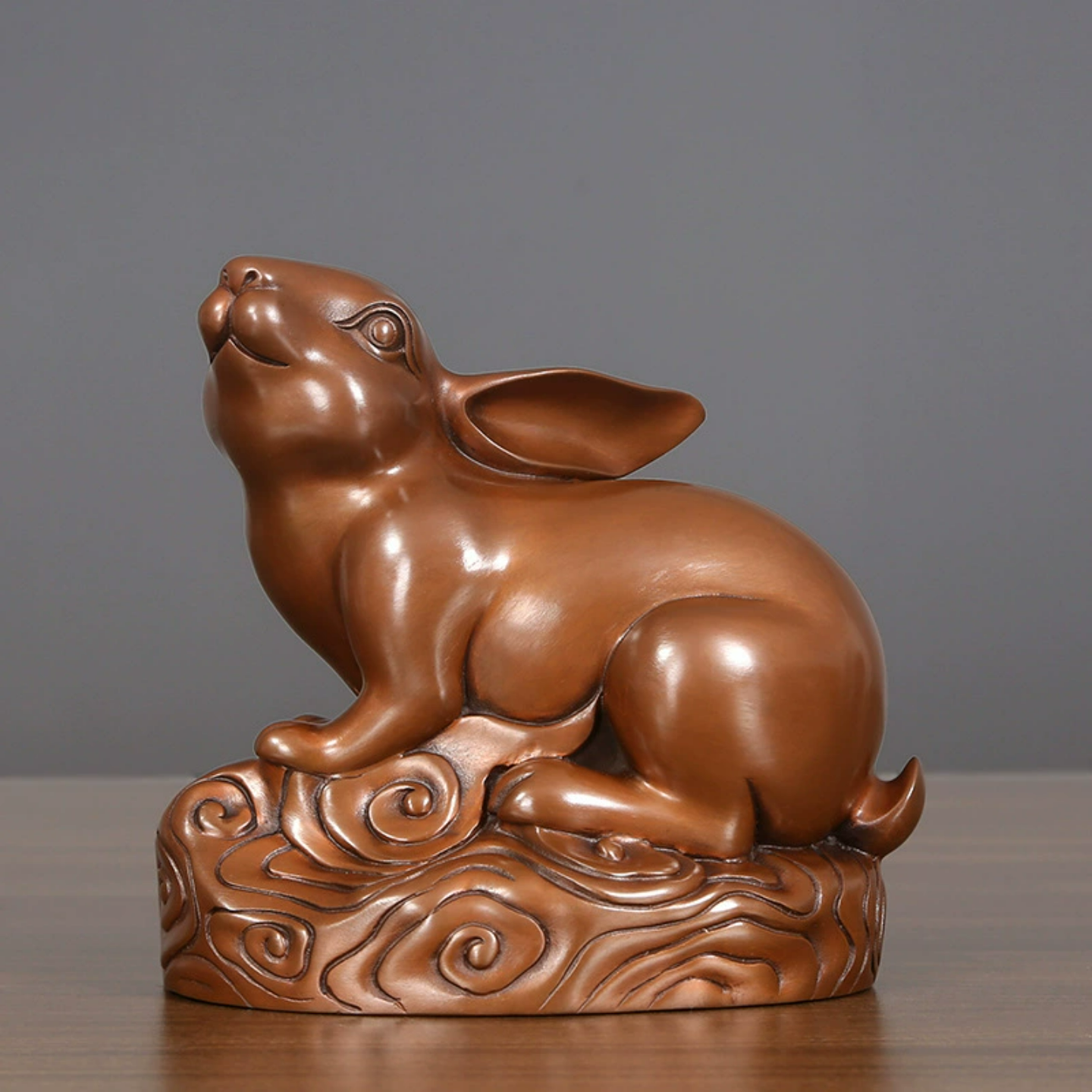 紫铜十二生肖摆件铜雕收藏