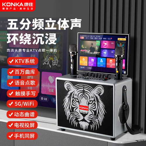 康佳户外K歌音响带显示屏