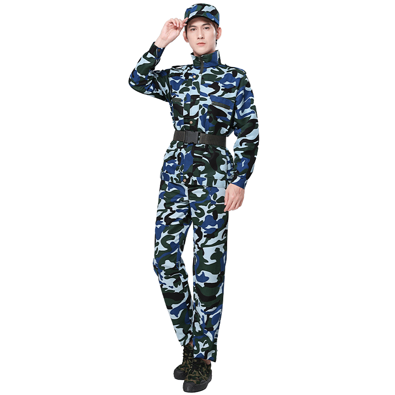 迷彩服套装男高中大学生军训服女