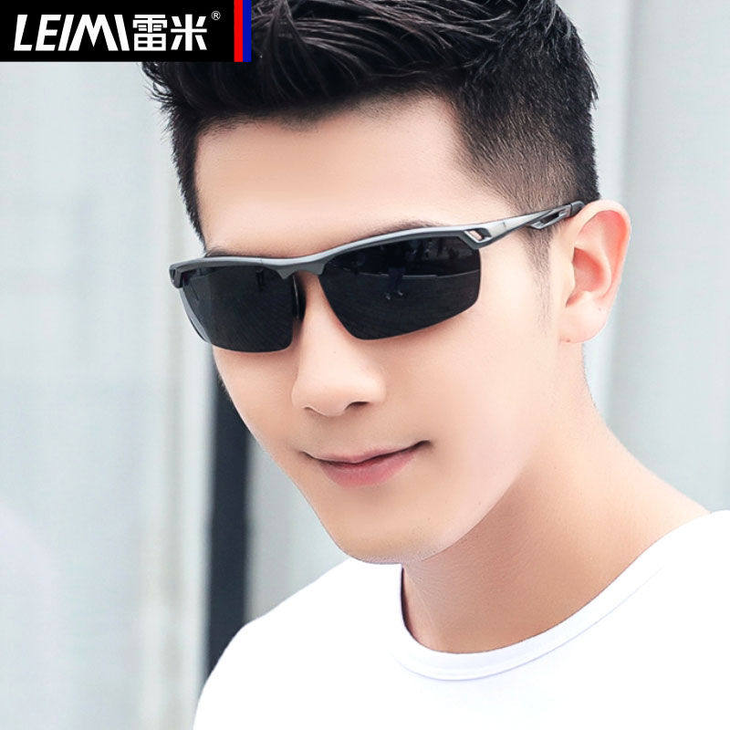 雷米(Leimi)男士太阳镜男偏光镜潮人司机驾驶运动太阳眼镜开车