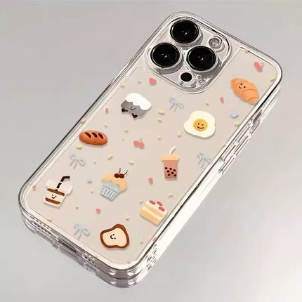 仙茵适用苹果17新款13手机iPhone14pro透明12卡通11高级promax16全包15情侣X防摔8plus男女xr保护max套2025IP