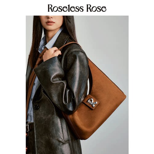 roseless麂皮复古通勤
