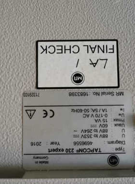 TAPCON 230 expert 88 to 264V MR电压控制器变压器沟通