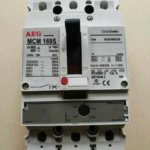 AEG塑壳断路器 MCM169S 125A 发
