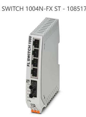 议价1085179菲尼克斯FL SWITCH 1004N-FX ST工业以太网交换机