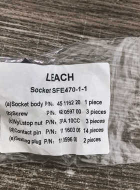 LEACH SFE470-1-1 继电器器底座