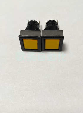 富士 DF16 FOM E3 正方形信号灯 LED 24V 16口径黄色指示灯