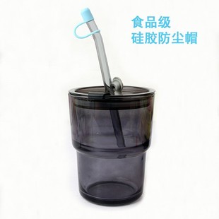 硅胶吸管可爱防尘防水防尘防漏盖帽通用配件水杯吸管帽硅胶帽