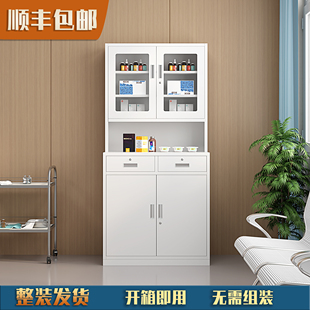 不锈钢西药柜纯白色诊所处置台配药柜牙科无菌治疗室操作台加厚