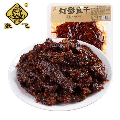 张飞豆干灯影豆干100g*2袋